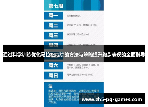 通过科学训练优化马拉松成绩的方法与策略提升跑步表现的全面指导